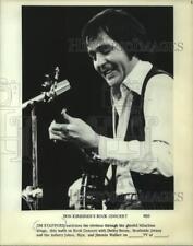 1977 Press Photo Musician Jim Stafford on Don Kirshner's Rock Concert picture