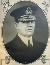 1917 Vintage WWI Illustration British Vice Admiral Sir David Beatty picture