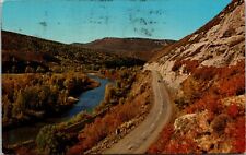 Highway US 40 Along Yampa River Fall Steamboat Springs To Craig CO Postcard L66 picture