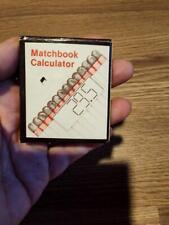 COLLECTIBLE NOVELTY MATCHBOOK CALCULATOR (NIB) VINTAGE  MARKETING picture