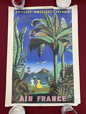 AIR FRANCE West Indies Central America Collection Museum Reedition 2006 Poster picture
