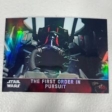 2016 Topps Chrome Star Wars Force Awakens FIRST ORDER IN PURSUIT #34 Refractor picture