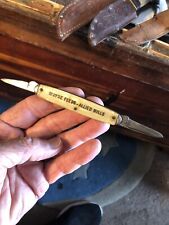 1930’s Camillus Cutlery Co Camillus NY USA Wayne Feeds Allied Mills Pocket Knife picture
