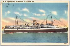 VINTAGE POSTCARD THE S.S. EVANGELINE OF THE EASTERN S.S. LINES INC. picture