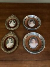 Vintage Set Of 4 Different Cameo Pictures picture