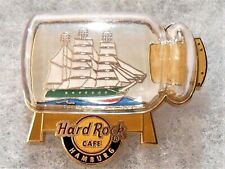 HARD ROCK CAFE HAMBURG 3D BOTTLE WITH RICKMER SAILING SHIP INSIDE PIN # 92278 picture