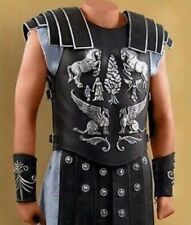 Medieval Greek Roman Cuirass Body Leather Armor set Jacket Wearable men’s wear picture