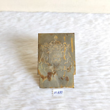 Vintage Handmade Brass Fort Rajwada Badge Logo Decorative Collectible Rare M890 picture