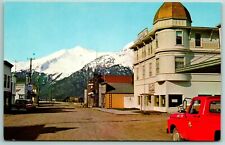 Skagway AK~1960s Pickup Truck~Golden North Hotel~Chevron Gas Station~Hibshman PC picture