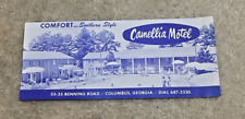 Vntg c1960's Camellia Motel Columbus Georgia Travel Brochure, Fort Benning picture