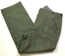WWII GERMAN M1940 M40 WOOL COMBAT FIELD GREY TROUSERS- 2XLARGE picture