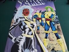 1990 Marvel Comics 34x22 X-Men Storm Forge Lorna Dane Jim Lee Vintage Poster picture