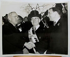 Harry Truman Thomas Dewey John Sheahan at St. Patrick's Parade 1948 ACME press picture