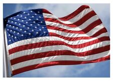 American Flag 3x5 FT Outdoor - USA Heavy duty - Embroidered Stars picture