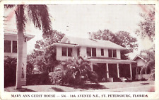 Mary Ann Guest House Advertisement St. Petersburg Florida Postcard 1950s picture