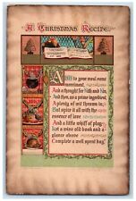 Christmas Recipe Pudding Ellen Clapsaddle Artist Signed Ridgewood NJ Postcard picture
