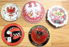 Car badges - Adac German Badges set of 5pcs Mg Jaguar Triumph Audi Vw Porsche Bm picture