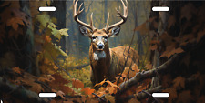 Deer License Plate Buck Personalized License Plate Add Text picture