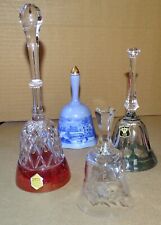 4 Bells - genuine lead crystal, Currier & Ives, etc. picture