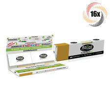 16x Packs Rollos Rolling Papers & Filter Strips | Gold | 1 1/4 | 2 Free Tubes picture