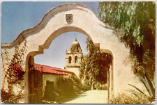 Mission Carmel Basilica Museum California River Valley Historic Vintage Postcard picture