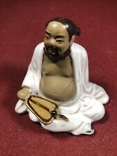 Vintage Chinese Shiwan Glazed Clay Mudman picture