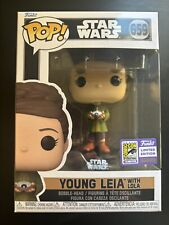 SDCC 2023 Funko Pop Star Wars Young Leia With Lola Official Comic Con Sticker LE picture