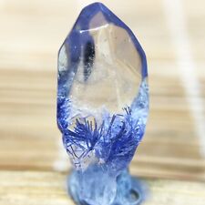 4.3Ct Very Rare NATURAL Beautiful Blue Dumortierite Quartz Crystal Specimen picture
