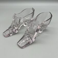 Pair Of Vtg Gillinder 1876 Centennial Exposition Glass Shoe Souvenir EAPG Emma picture