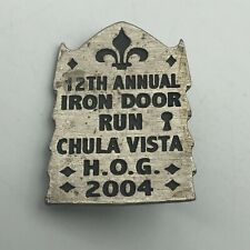 2004 Harley Davidson Pin Badge Limited Edition Chula Vista HOG Iron Door Run picture