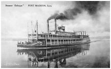 Fort Madison Iowa Paddlewheel Steamer 