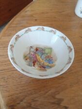 Royal Doulton Bunnykins Child's Bowl  Made In England 1936 Bone China picture