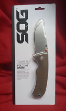 SOG Tellus FLK Folding Knife 3.65