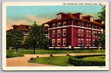 PostCard IN Winona Lake - The Westminster Hotel | WB c1920s picture