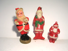 Vintage 1950s Celluloid and Plastic Christmas Santa Lot  picture