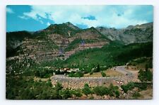 Old Postcard Ouray Colorado Mining Town Cascade Mountains Switchback picture