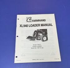 Farmhand XL940 Loader Operator’s & Parts Manual picture