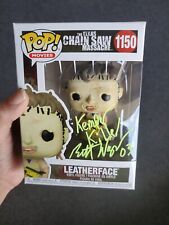 Texas Chainsaw Massacre Funko - Leatherface Signed By Brett Wagner W/ Protector  picture