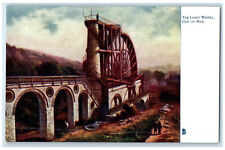 c1910 The Laxey Wheel Isle of Man Europe Antique Oilette Tuck Art Postcard picture