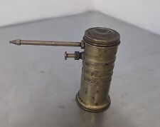 Vintage EAGLE No 66 Finger Pump Brass Oiler Oil Can  With 4 1/4