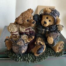 *NEW /BOX * Boyds Bears 🐻 Grenville & Knute Football Buddies #02255 picture