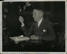 1935 Press Photo General Hugh S. Johnson of NRA Testifying for Senate Committee picture