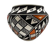 Native American Pottery Acoma Handmade Stunning Work Beautiful Vase Enoch Joe picture