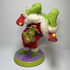 Dr. Seuss How The Grinch Stole Christmas Hand-Standing Singing Grinch 2000 Gemmy picture
