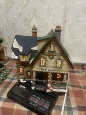 Holiday Time Christmas Village “Bed & Breakfast” Lighted Porcelain Hand Painted picture