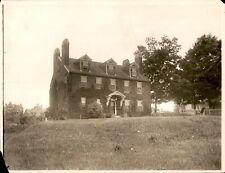 LG70 Original Photo OLD GARRISON HOUSE HOME OF DUDLEY BRADLEE IN MEDFORD MASS picture