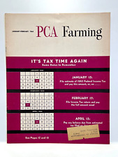 Vintage January February 1964 PCA Farming Production Credit Association Magazine picture