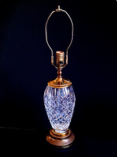 WATERFORD ARAGLIN ELECTRIC LAMP, Cut Lead Crystal, 24