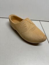 Vintage Dutch Wooden Shoe Size 10 picture