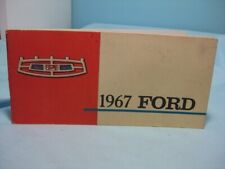 Original 1967 FORD Owner Manual for full size cars* picture